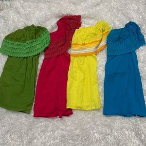 NWOT 4 Mexican tops size M